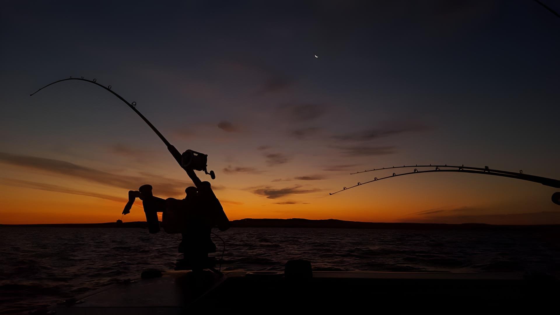 Great Lakes fishing at daybreak